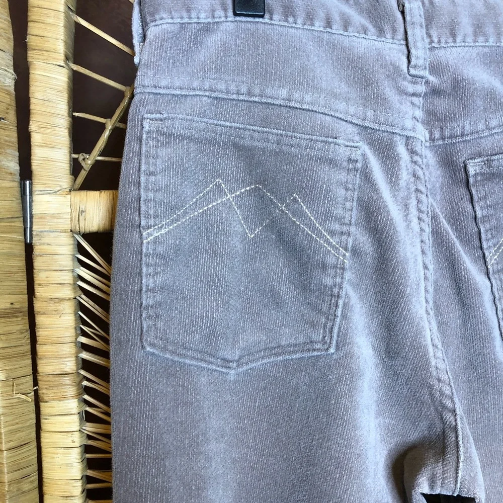 WRANGLER Vintage Corduroy Pants High Rise Mom Mauve Size 30 - Picture 11 of 15